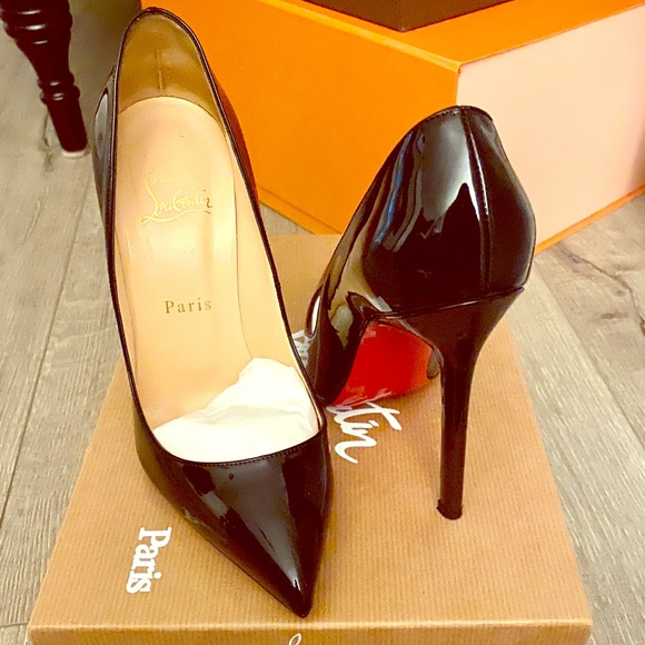 Christian Louboutin Shoes - Christian Louboutin Pigalle 120 Black size 38